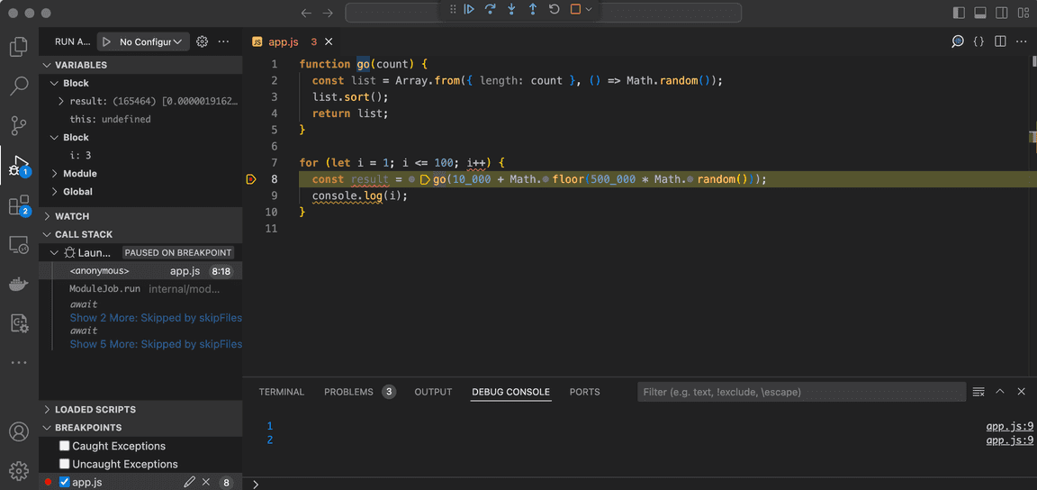 debugvs