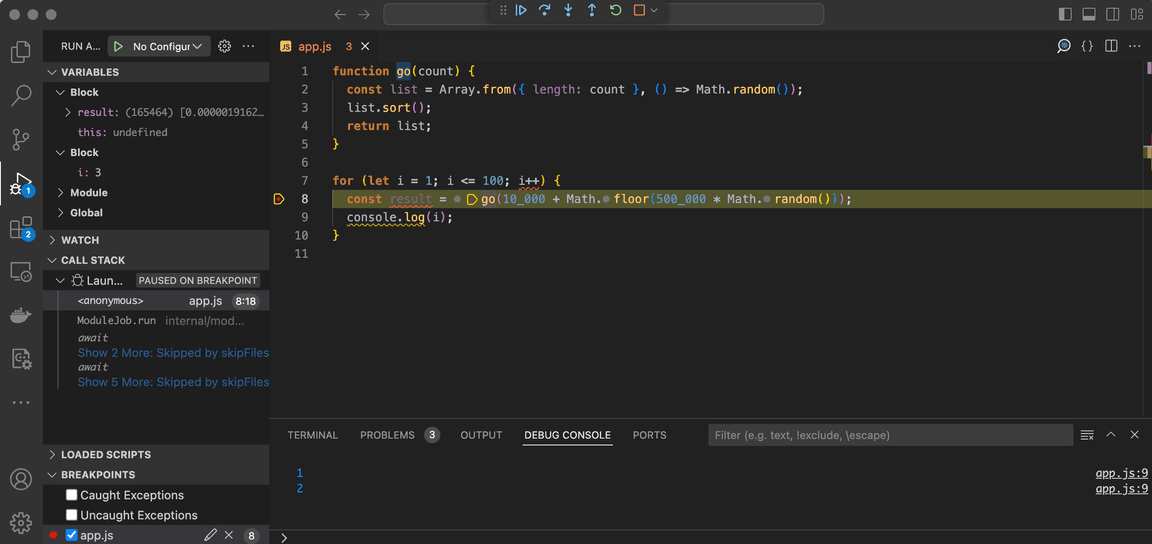 debugvs